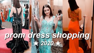 PROM DRESS SHOPPING 2020 SENIOR YEAR [upl. by Sahpec909]