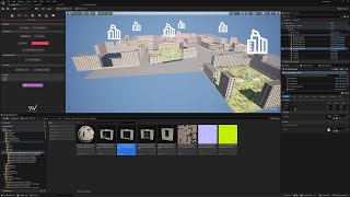 Unreal Engine 54  Creating own City Kit with WorldBLDCityBLD amp Megascans amp wParallax  Part6  4K [upl. by Mellisent]