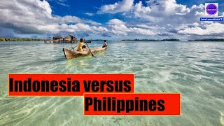 Indonesia vs Philippines Lets explore them at the same time travel indonesia philippines [upl. by Koby]