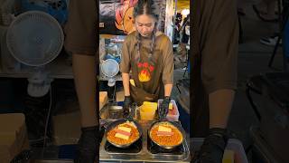 Must Try Korean Spicy Buldak Noodles Omelet  Malaysian Street Food [upl. by Limaa]