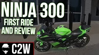 Ninja 300  First Ride and Review [upl. by Rubinstein]