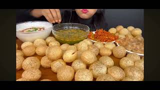 Asmr eating Golgappa asmrfasteating 😋 by spice asmr [upl. by Panter]