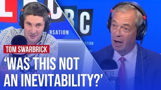 Farage wants to lead a centreright merger’ of the ToryReform parties  LBC analysis [upl. by Vachil216]