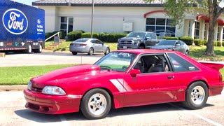 363 Foxbody Saleen  Mid America Ford Shelby Nationals 2022 [upl. by Slade6]