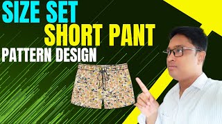 Size Set Short Pant Pattern making Tutorial  Bangla Cad Tutorial সঠিক নিয়মে প্যাটার্ন তৈরি শিখুন [upl. by Drummond]