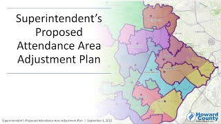 Superintendents Proposed Attendance Area Adjustment Plan Overview [upl. by Anial]