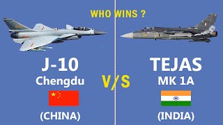 The comparison HAL Tejas vs Chinas J10 fighter aircraft [upl. by Haraf]