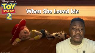 When She Loved Me  Toy Story 2  Jessies Song  REACTION [upl. by Krasnoff412]