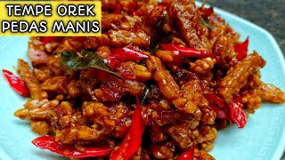 CARA MASAK TEMPE OREK PEDAS MANIS [upl. by Lahsiv]