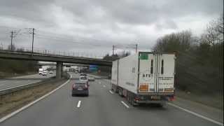 Dänemark vom Longliner mega truck Überholt bei Kolding [upl. by Tremaine35]