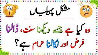 39 Duniya Ki Mushkil Tareen Paheliyan  Urdu paheliyan Jawab Ke Sath  Aql e Ins [upl. by Bliss655]