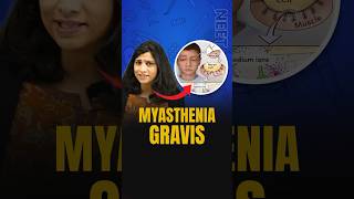 Myasthenia Gravis  NEET Concept neetbiology neetbiologypreparation neet2024 [upl. by Nosneb]