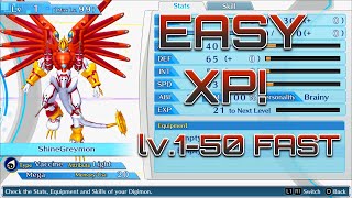 Digimon Story Cyber Sleuth Tips and Tricks  Leveling From 1 to 50 FAST PS4PS VITAPS TV [upl. by Florie]