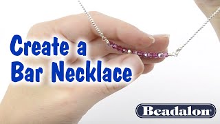 Create A Bar Necklace [upl. by Llednar]