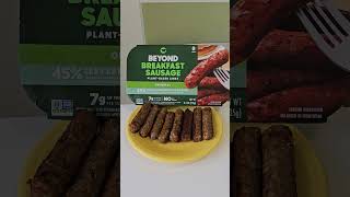 vegan breakfast sausage review [upl. by Alesig]