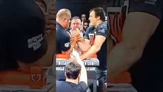 Devon Larratt vs Jerry Cadorette 2nd Round Armwrestling Fight 🤪💪🏻😂 shorts sports [upl. by Assisi]