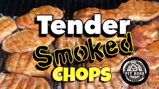 How To Smoke Tender Juicy Chops On A Pitboss [upl. by Enamart]