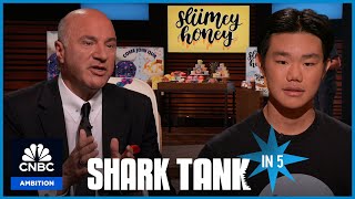 Student Entrepreneur Impresses Mr Wonderful amp Daymond  Shark Tank In 5 [upl. by Leizar]