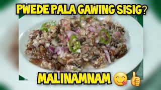 Sisig na Balat ng Baka Pwede pala Regine Marie Rago [upl. by Onafets]