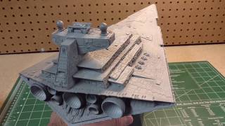 Revell Star Destroyer model part 2 [upl. by Theodore952]