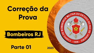 CORREÇÃO DA PROVA  CBMERJ 2023 [upl. by Margret]