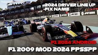 SHARE F1 2009 Mod 2024 PPSSPP Android [upl. by Nodnorb]