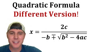 Different Version of Quadratic Formula [upl. by Haidadej611]