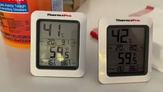 ThermoPro TP50 Digital Hygrometer Indoor Thermometer Room Thermometer and Humidity Gauge Review [upl. by Anastasio676]