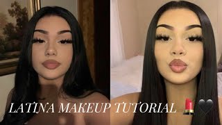 Latina makeup Tutorial💄🖤 [upl. by Esineg]