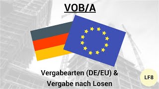 VOBA  Arten der Vergabe DEEU amp Lose [upl. by Ledniahs]