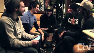 PIERCE THE VEIL interview  Creepy Man Hickies  Tracking Down Big Foot [upl. by Tenneb]