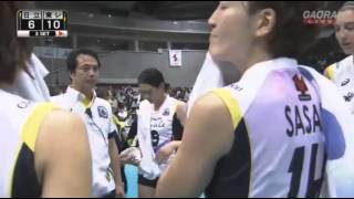 Set 3 Toray vs Hitachi V league 2015 2016 [upl. by Anidal]