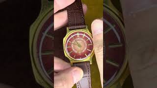 Instructions on how to wind mechanical watches of the USSR Zim or Pobeda etc [upl. by Delphinia295]