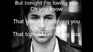 Enrique Iglesias amp Ludacris  Tonight Im lovin you LYRICS [upl. by Uyekawa737]