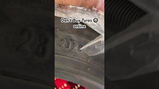 Don’t Buy tyres 🛞 online 😱😳 tyres cartyre shorts [upl. by Mast]