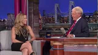 Sheryl Crow on David Letterman  Interview  quotEasyquot 10 September 2013 [upl. by Ozne32]