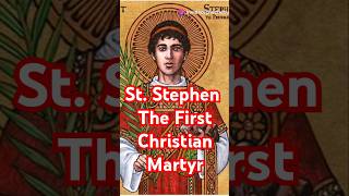 Patron saint of bricklayers and stonemasons StStephen youtubeshorts history [upl. by Aticilef]