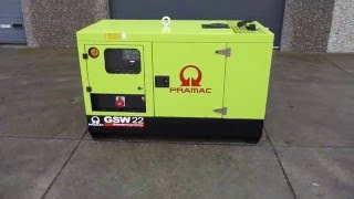 PRAMAC GSW 22 KVA YANMAR [upl. by Yclek]