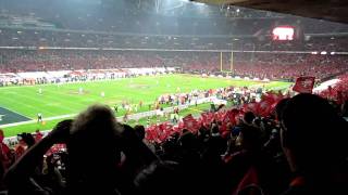 Opening kick off at the 2010 NFL International at Wembley Stadium Broncos v 49ers [upl. by Bancroft162]