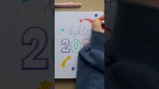 2024 bullet journal cover  simple amp colourful ⭐️🌈✨ [upl. by Haraz]