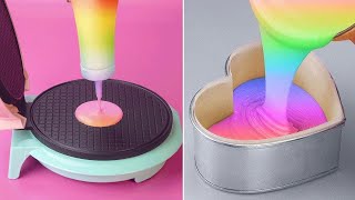 1000 Amazing Rainbow Cake Decorating Ideas  So Yummy Chocolate Cupcake Dessert and More [upl. by Plunkett]