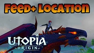 HOW TO TAME MOLTEN DRAGON  Feed location Utopia origins guide [upl. by Shenan135]