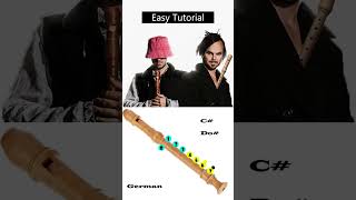 How to Play the In The Shadows of Ukraine Recorder Flute in Easy Steps Shorts [upl. by Asilad104]