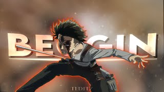 Levi Vs Kenny  Beggin EditAMV Quick Edit [upl. by Dnalyram]