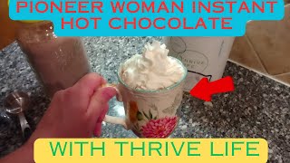 Pioneer Woman Homemade Instant Hot Chocolate Mix [upl. by Oirotciv]