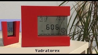 Miniso Digital Clock Transparent LCD  Japanese Design [upl. by Irotal]