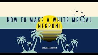 How To Make A White Mezcal Negroni [upl. by Ylim445]