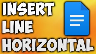 How to Make or Insert Horizontal Line in Google Docs  How to Add Horizontal Line in Google Docs [upl. by Connelly]