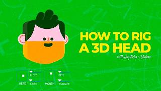 How to rig 3D characters created in Blender with Joysticks n Sliders in After Effects [upl. by Federica621]