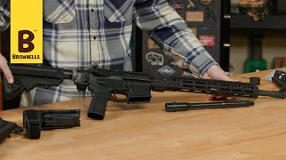 Trailer Converting an AR15 Pistol to a Rifle [upl. by Surtemed]